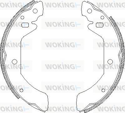 Woking Z4052.00 - Əyləc başlığı, Baraban əyləcləri furqanavto.az