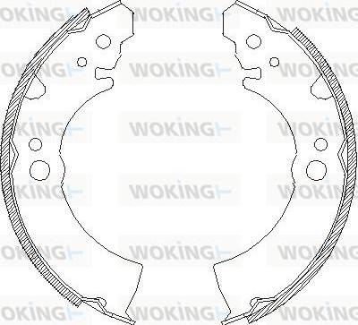 Woking Z4066.00 - Əyləc başlığı, Baraban əyləcləri furqanavto.az