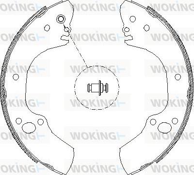 Woking Z4068.00 - Əyləc başlığı, Baraban əyləcləri furqanavto.az