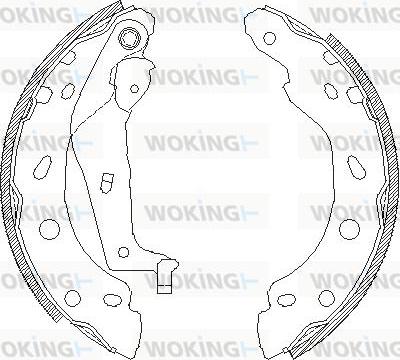 Woking Z4001.00 - Əyləc başlığı, Baraban əyləcləri furqanavto.az