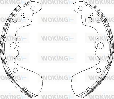 Woking Z4019.00 - Əyləc başlığı, Baraban əyləcləri furqanavto.az