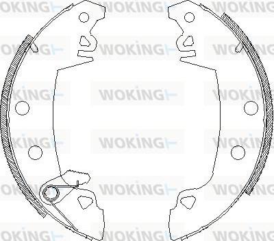 Woking Z4017.03 - Əyləc başlığı, Baraban əyləcləri furqanavto.az