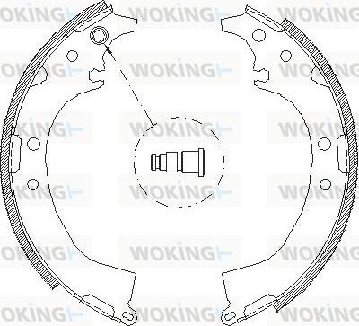 Woking Z4085.00 - Əyləc başlığı, Baraban əyləcləri furqanavto.az