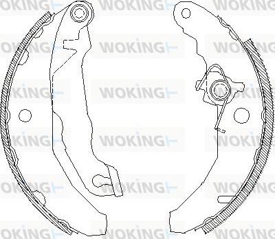 Woking Z4081.01 - Əyləc başlığı, Baraban əyləcləri furqanavto.az