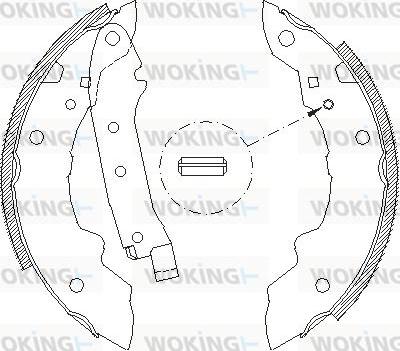 Woking Z4036.00 - Əyləc başlığı, Baraban əyləcləri furqanavto.az