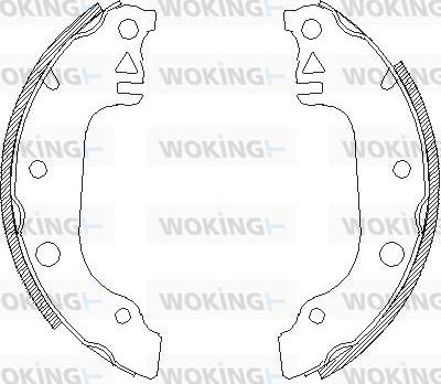 Woking Z4029.00 - Əyləc başlığı, Baraban əyləcləri furqanavto.az