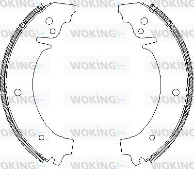 Woking Z4026.00 - Əyləc başlığı, Baraban əyləcləri furqanavto.az