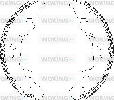 Woking Z4020.00 - Əyləc başlığı, Baraban əyləcləri furqanavto.az