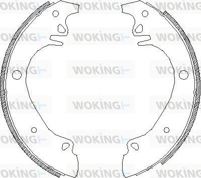 Woking Z4070.01 - Əyləc başlığı, Baraban əyləcləri furqanavto.az