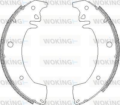 Woking Z4078.00 - Əyləc başlığı, Baraban əyləcləri furqanavto.az