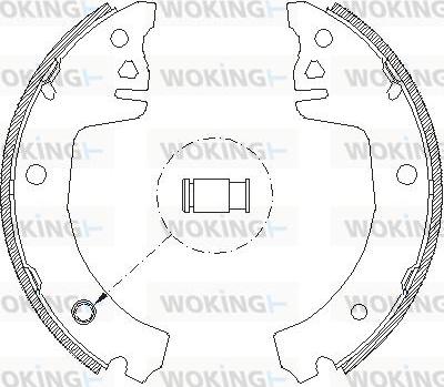 Woking Z4198.00 - Əyləc başlığı, Baraban əyləcləri furqanavto.az