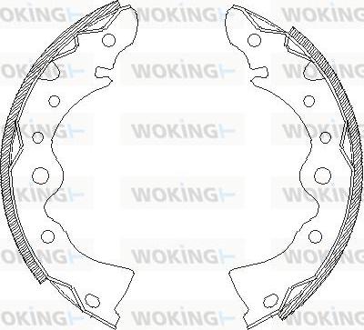 Woking Z4144.00 - Əyləc başlığı, Baraban əyləcləri furqanavto.az