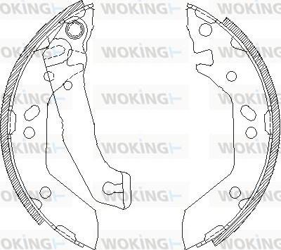 Woking Z4140.00 - Əyləc başlığı, Baraban əyləcləri furqanavto.az