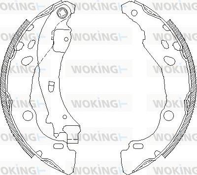 Woking Z4152.01 - Əyləc başlığı, Baraban əyləcləri furqanavto.az