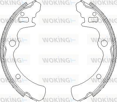 Woking Z4166.00 - Əyləc başlığı, Baraban əyləcləri furqanavto.az