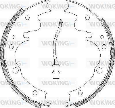 Woking Z4104.01 - Əyləc başlığı, Baraban əyləcləri furqanavto.az