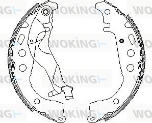 Woking Z4101.01 - Əyləc başlığı, Baraban əyləcləri furqanavto.az