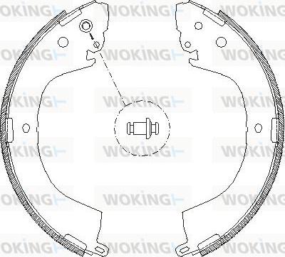 Woking Z4119.00 - Əyləc başlığı, Baraban əyləcləri furqanavto.az