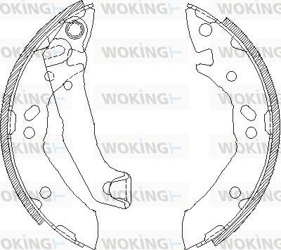 Woking Z4117.01 - Əyləc başlığı, Baraban əyləcləri furqanavto.az