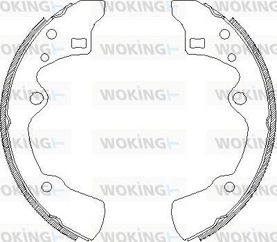 Woking Z4183.00 - Əyləc başlığı, Baraban əyləcləri furqanavto.az