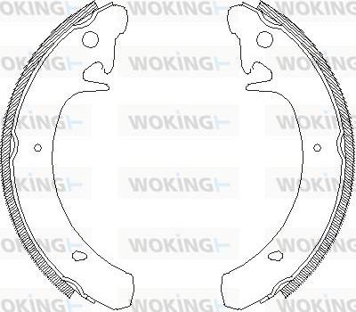 Woking Z4129.00 - Əyləc başlığı, Baraban əyləcləri furqanavto.az