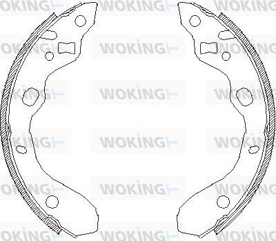 Woking Z4128.00 - Əyləc başlığı, Baraban əyləcləri furqanavto.az