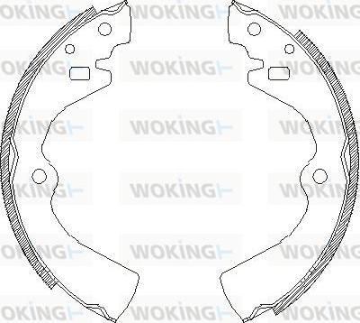 Woking Z4127.00 - Əyləc başlığı, Baraban əyləcləri furqanavto.az