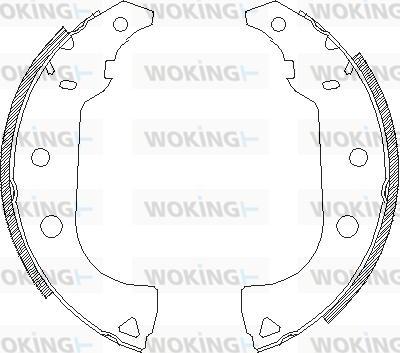 Woking Z4176.00 - Əyləc başlığı, Baraban əyləcləri furqanavto.az