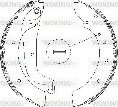 Woking Z4178.00 - Əyləc başlığı, Baraban əyləcləri furqanavto.az