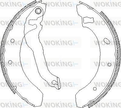 Woking Z4395.00 - Əyləc başlığı, Baraban əyləcləri furqanavto.az