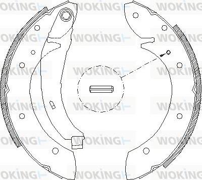 Woking Z4396.02 - Əyləc başlığı, Baraban əyləcləri furqanavto.az