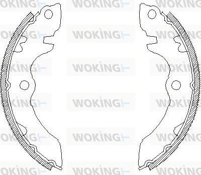 Woking Z4392.00 - Əyləc başlığı, Baraban əyləcləri furqanavto.az