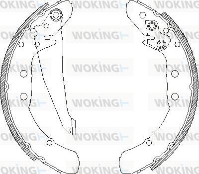 Woking Z4397.00 - Əyləc başlığı, Baraban əyləcləri furqanavto.az