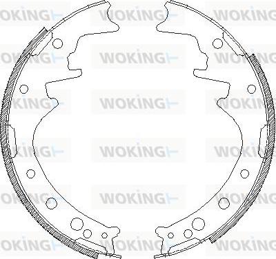 Woking Z4342.00 - Əyləc başlığı, Baraban əyləcləri furqanavto.az