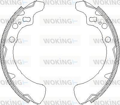 Woking Z4354.00 - Əyləc başlığı, Baraban əyləcləri furqanavto.az