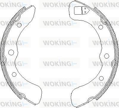 Woking Z4352.00 - Əyləc başlığı, Baraban əyləcləri furqanavto.az