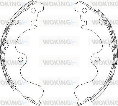 Woking Z4361.00 - Əyləc başlığı, Baraban əyləcləri furqanavto.az