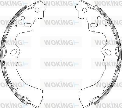 Woking Z4362.00 - Əyləc başlığı, Baraban əyləcləri furqanavto.az