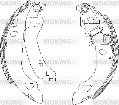 Woking Z4302.00 - Əyləc başlığı, Baraban əyləcləri furqanavto.az