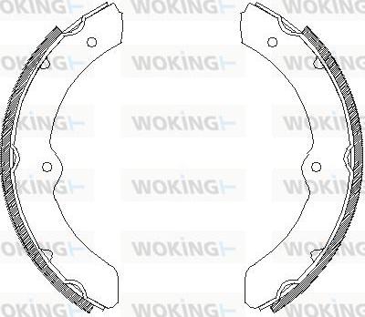 Woking Z4311.00 - Əyləc başlığı, Baraban əyləcləri furqanavto.az