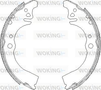 Woking Z4389.00 - Əyləc başlığı, Baraban əyləcləri furqanavto.az