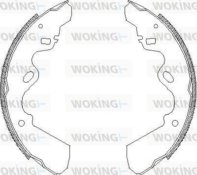 Woking Z4337.00 - Əyləc başlığı, Baraban əyləcləri furqanavto.az