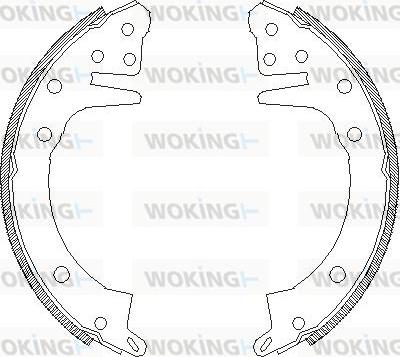 Woking Z4326.00 - Əyləc başlığı, Baraban əyləcləri furqanavto.az