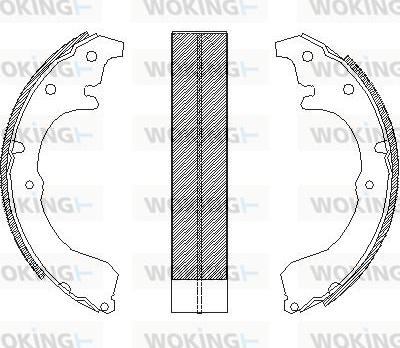 Woking Z4321.00 - Əyləc başlığı, Baraban əyləcləri furqanavto.az