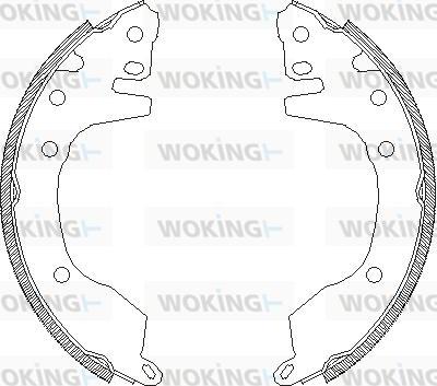 Woking Z4376.00 - Əyləc başlığı, Baraban əyləcləri furqanavto.az