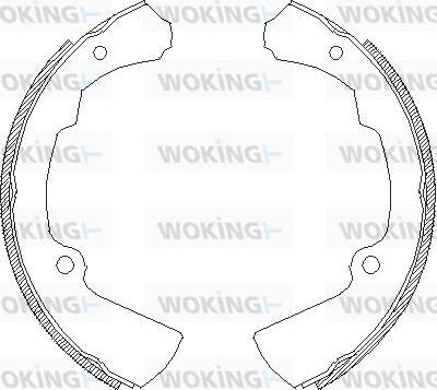 Woking Z4378.00 - Əyləc başlığı, Baraban əyləcləri furqanavto.az