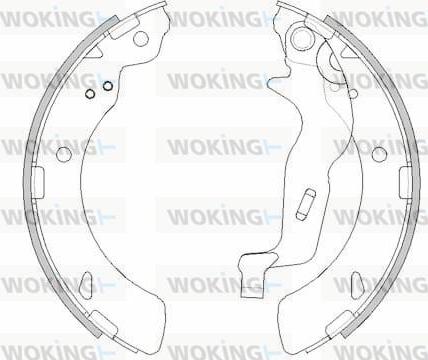 Woking Z4294.00 - Əyləc başlığı, Baraban əyləcləri furqanavto.az