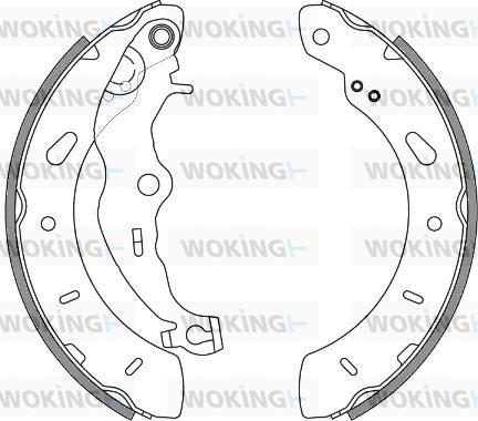 Woking Z4256.00 - Əyləc başlığı, Baraban əyləcləri furqanavto.az