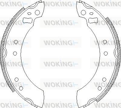 Woking Z4253.00 - Əyləc başlığı, Baraban əyləcləri furqanavto.az