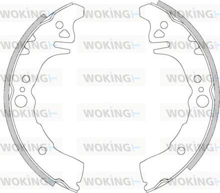 Woking Z4268.00 - Əyləc başlığı, Baraban əyləcləri furqanavto.az